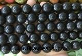 LSBS757 15 inches 16mm round howlite turquoise gemstone beads wholesale