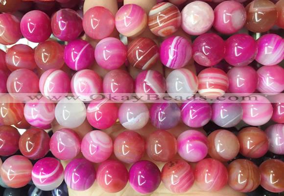 LSBS766 15 inches 14mm round agate gemstone beads wholesale
