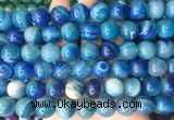 LSBS767 15 inches 14mm round agate gemstone beads wholesale
