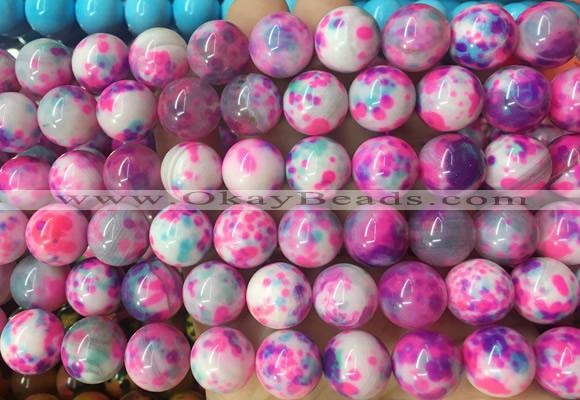 LSBS778 15 inches 14mm round agate gemstone beads wholesale