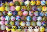 LSBS785 15 inches 14mm round agate gemstone beads wholesale