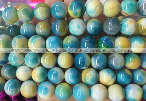 LSBS789 15 inches 14mm round agate gemstone beads wholesale