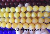 LSBS817 15 inches 14mm round candy jade gemstone beads wholesale