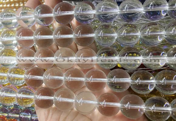 LSBS865 15 inches 16mm round synthetic crystal gemstone beads wholesale