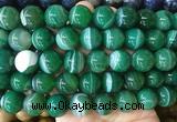 LSBS896 15 inches 16mm round banded agate gemstone beads wholesale