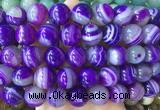 LSBS897 15 inches 16mm round banded agate gemstone beads wholesale