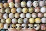 LSBS899 15 inches 16mm round yellow crazy lace agate gemstone beads wholesale LSBS899 15 inches 16mm round yellow crazy lace agate gemstone beads wholesale
