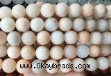 LSBS908 15 inches 16mm round pink aventurine gemstone beads wholesale