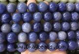 LSBS909 15 inches 16mm round blue aventurine gemstone beads wholesale