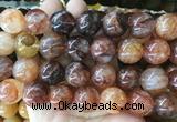 LSBS925 15 inches 18mm round red gum flower crystal gemstone beads wholesale LSBS925 15 inches 18mm round red gum flower crystal gemstone beads wholesale