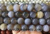 LSBS927 15 inches 18mm round banded agate gemstone beads wholesale