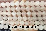 LSBS951 15 inches 14mm faceted round rose quartz gemstone beads wholesale LSBS951 15 inches 14mm faceted round rose quartz gemstone beads wholesale