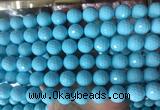 LSBS977 15 inches 14mm faceted round synthetic turquoise gemstone beads wholesale LSBS977 15 inches 14mm faceted round synthetic turquoise gemstone beads wholesale