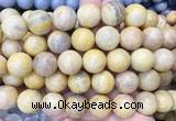 LSBS98 15 inches 16mm round yellow sunstone gemstone beads wholesale