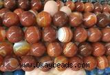 LSBS981 15 inches 18mm round banded agate gemstone beads wholesale LSBS981 15 inches 18mm round banded agate gemstone beads wholesale