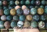 LSBS995 15 inches 20mm round india agate gemstone beads wholesale