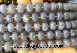MEBS08 15 inches 8*12mm pumpkin lepidolite beads wholesale