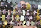 NGBS220 15 inches 10*14mm - 12*16mm faceted nuggets mookaite beads
