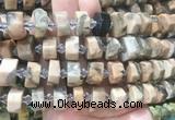 NGBS228 15 inches 10*14mm - 12*16mm faceted nuggets feldspar beads