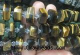 NGBS229 15 inches 10*14mm - 12*16mm faceted nuggets yellow tiger eye beads
