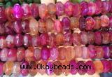 NGBS290 15 inches 8*14mm - 10*16mm faceted nuggets agate beads wholesale