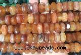 NGBS293 15 inches 8*14mm - 10*16mm faceted nuggets agate beads wholesale