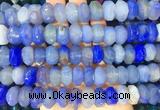 NGBS301 15 inches 8*14mm - 10*16mm faceted nuggets agate beads wholesale