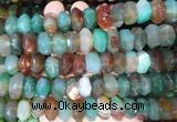 NGBS306 15 inches 8*14mm - 10*16mm faceted nuggets agate beads wholesale