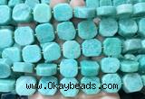 NGBS320 15 inches 14*16mm nuggets amazonite gemstone beads wholesale