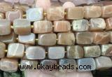 NGBS343 15 inches 12*16mm - 13*18mm nuggets sunstone beads wholesale NGBS343 15 inches 12*16mm - 13*18mm nuggets sunstone beads wholesale