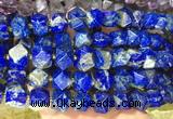 NGBS372 15 inches 13*18mm - 15*20mm faceted nuggets lapis lazuli beads wholesale NGBS372 15 inches 13*18mm - 15*20mm faceted nuggets lapis lazuli beads wholesale