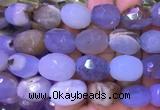 NGBS47 15 inches 12*16 - 13*18mm faceted nuggets blue chalcedony beads