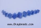 NGP134 Dyed blue lace agate gemstone pendants set jewelry wholesale