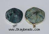 NGP1666 30*35mm - 35*40mm freeform agate gemstone pendants