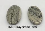 NGP5523 30*50mm - 35*55mm oval jasper pendants wholesale
