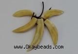 NGP6290 10*40mm - 15*65mm horn wolf tooth pendants wholesale