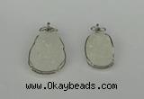NGP6381 18*25mm - 25*35mm freeform druzy agate pendants