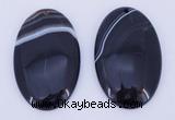 NGP889 5PCS 34*53mm oval agate gemstone pendants wholesale