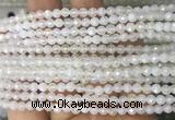 OPBS15 15 inches 4mm faceted round AB-color opalite beads wholesale