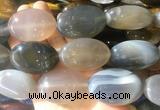 OVBS35 15 inches 30*45mm oval agate gemstone beads wholesale