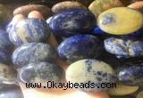 OVBS38 15 inches 30*45mm oval sodalite gemstone beads wholesale