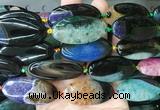 OVBS48 15 inches 20*40mm oval Agate gemstone beads wholesale OVBS48 15 inches 20*40mm oval Agate gemstone beads wholesale