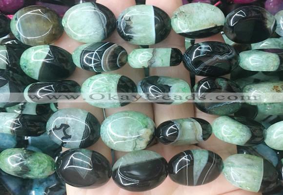 OVBS56 15 inches 15*20mm oval Agate gemstone beads wholesale