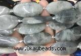 OVBS65 15 inches 20*40mm oval labradorite gemstone beads wholesale