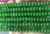 RBBS100 15 inches 6*10mm rondelle candy jade gemstone beads wholesale