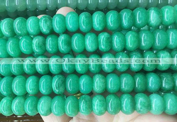 RBBS105 15 inches 8*12mm rondelle candy jade gemstone beads wholesale