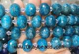 RBBS32 15 inches 13*18mm faceted rondelle apatite gemstone beads