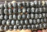 RBBS39 15 inches 12*16mm faceted rondelle black labradorite beads wholesale
