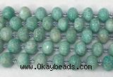 RBBS43 15 inches 13*18mm faceted rondelle amazonite beads wholesale