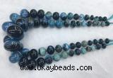 RBBS48 15 inches 8*12mm - 20*30mm rondelle agate beads wholesale RBBS48 15 inches 8*12mm - 20*30mm rondelle agate beads wholesale